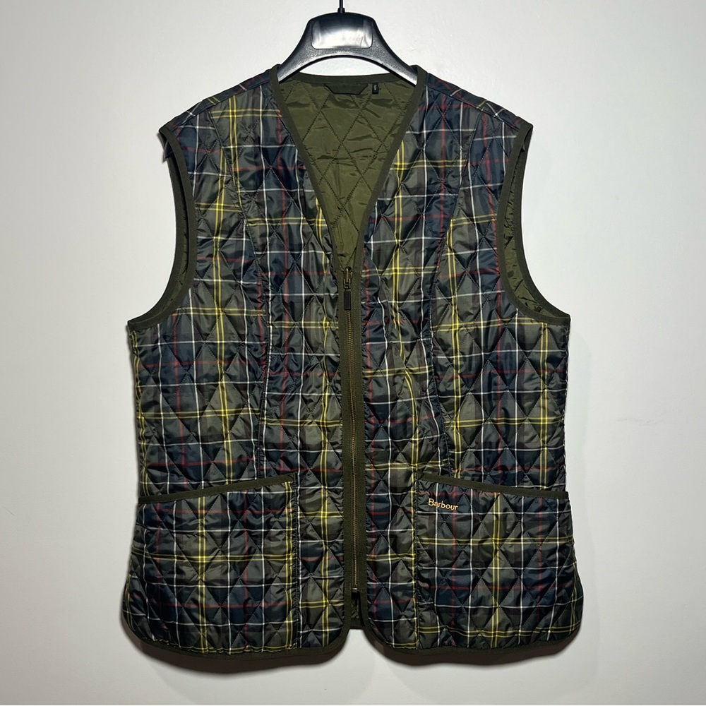 Barbour Women's Tartan Betty Liner Vest Sz 16